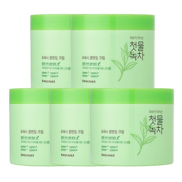 과일나라 첫물녹차 프레시 클렌징 크림 솔직 후기 | 피부 타입별 분석 썸네일