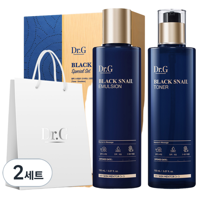 닥터지 블랙 스네일 토너 150ml + 에멀전 150ml 스페셜 2종 세... 솔직 후기 | 피부 타입별 분석 썸네일