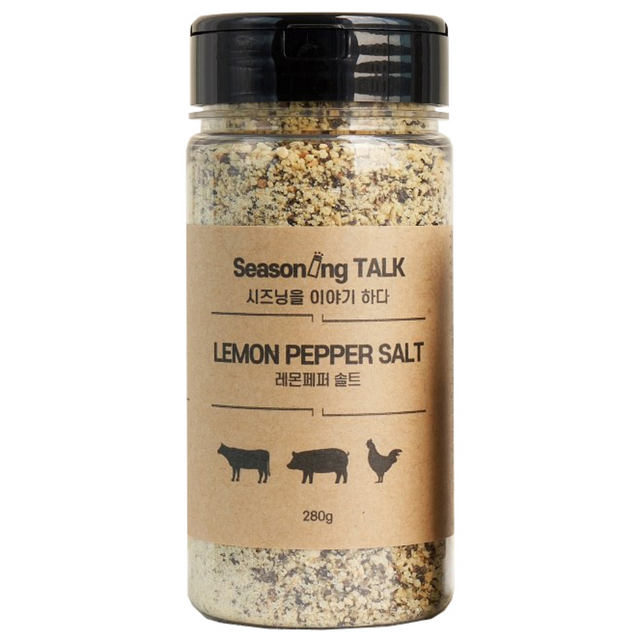 시즈닝톡 레몬페퍼 솔트, 280g, 1개