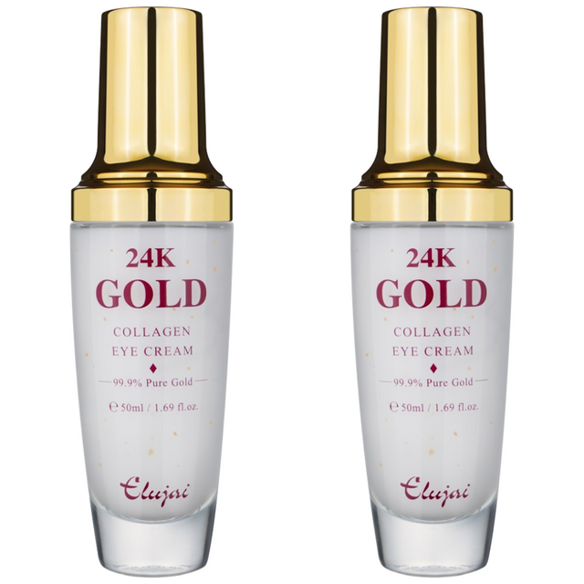 1+1 엘루자이 24K 골드 콜라겐 눈가촉촉 주름쫙 아이크림 50ml 솔직 후기 | 피부 타입별 분석 - 상품 이미지 1