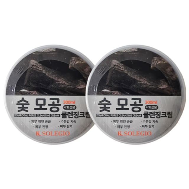 솔레지오 사계절용 숯 모공 클렌징크림 300ml 솔직 후기 | 피부 타입별 분석 썸네일
