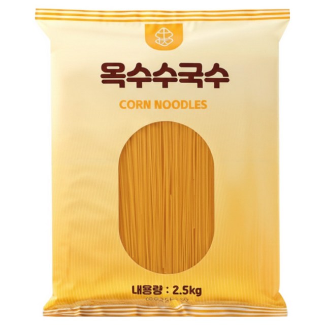 옥수수국수 100%옥수수가루 웰빙 저칼로리 건강간편요리, 1개, 2.5kg