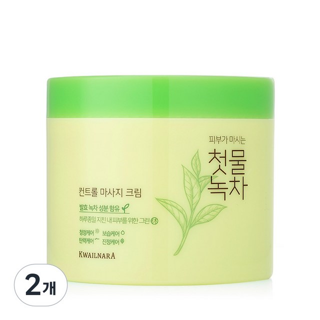 과일나라 첫물녹차 컨트롤 마사지 크림 솔직 후기 | 실사용자 리뷰 분석 썸네일