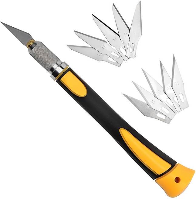 OON 전문가용 아트나이프 + 칼날 11p, 1세트