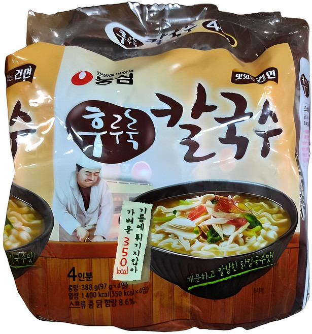 후루룩 칼국수, 97g, 4개