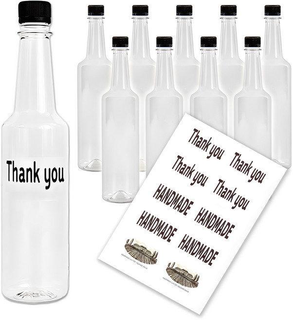 와인 PET 공병 10개 + 스티커 10개, 500ml, 1세트