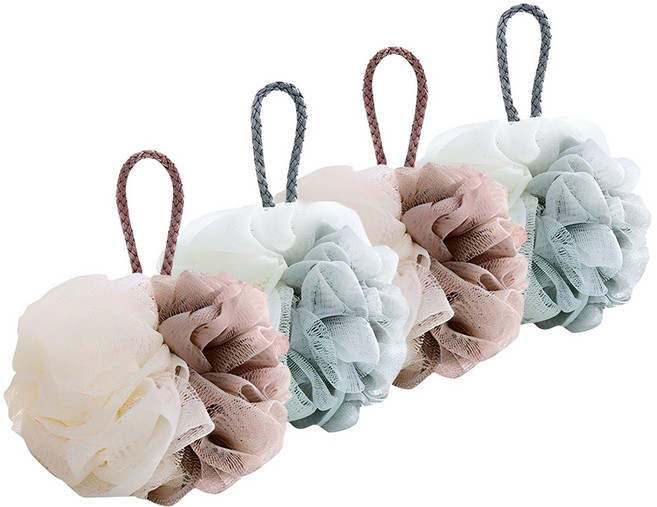 더자카 투톤 샤워볼 4p, D타입, 4개입, 1세트