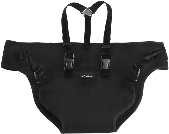 노르디코 휴대용 부스터 유아식탁의자시트 국내산, 블랙 - 쿠팡