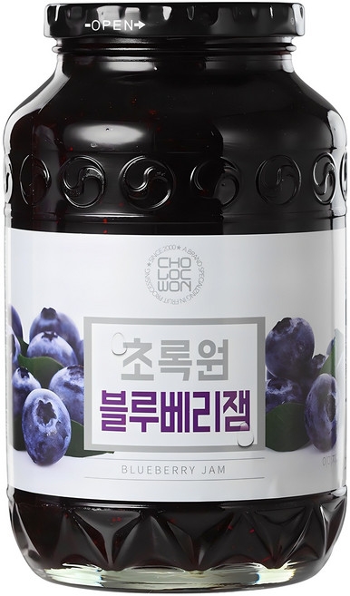 초록원 블루베리잼, 1kg, 1개