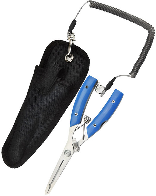 일루미나티 다기능 낚시 플라이어, 블루, 1개