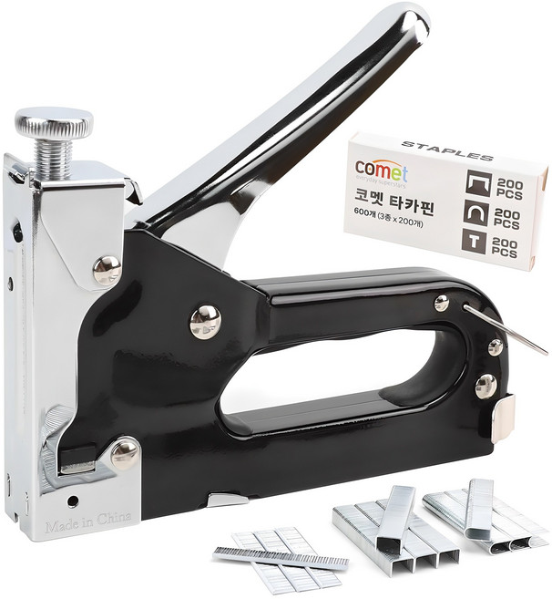 코멧 멀티 손타카 + 타카핀 3종 600개 세트, 1개