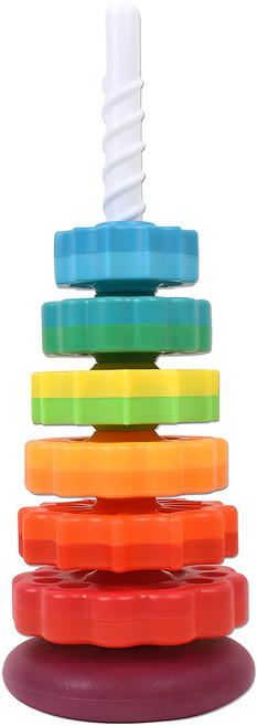 오즈토이 레인보우 스피닝 타워, 혼합색상, 1개