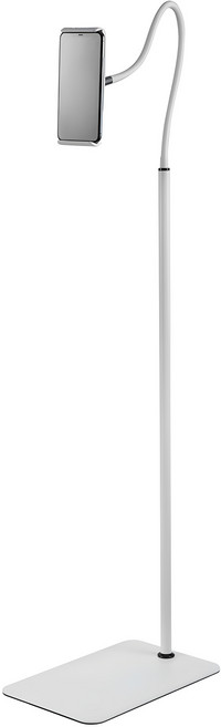 홈플래닛 침대 스마트폰 자바라 거치대, 화이트