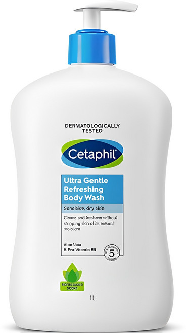 세타필 울트라 젠틀 리프레싱 바디워시, 1L, 1개