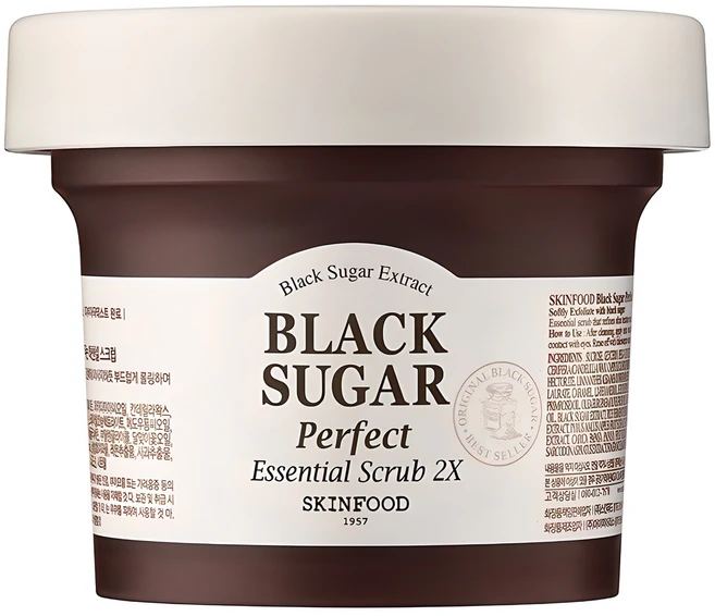 스킨푸드 블랙슈가 퍼펙트 에센셜 스크럽, 210g, 1개 - 쿠팡
