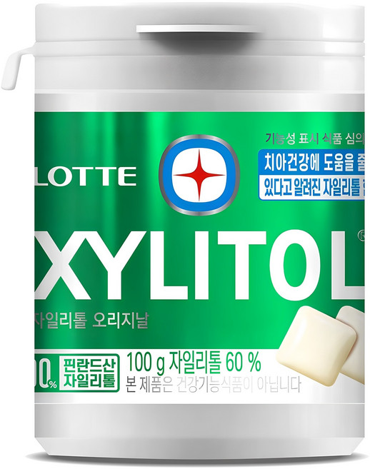 롯데자일리톨 오리지날, 100g, 1개