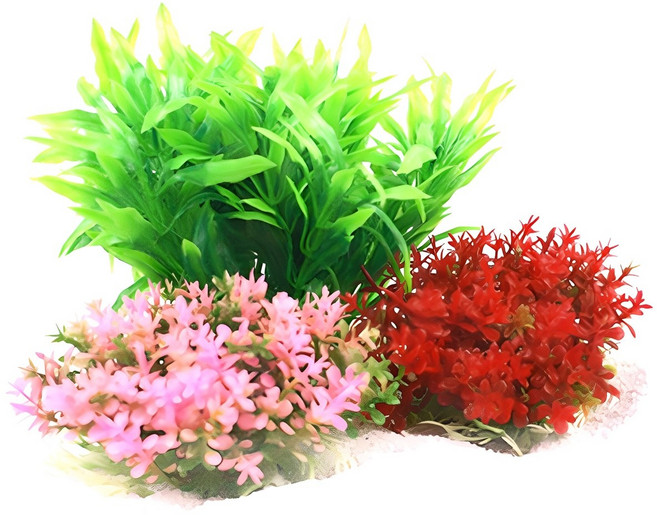 모비딕 수족관 장식용 인조수초 레이아웃세트 A, 1세트