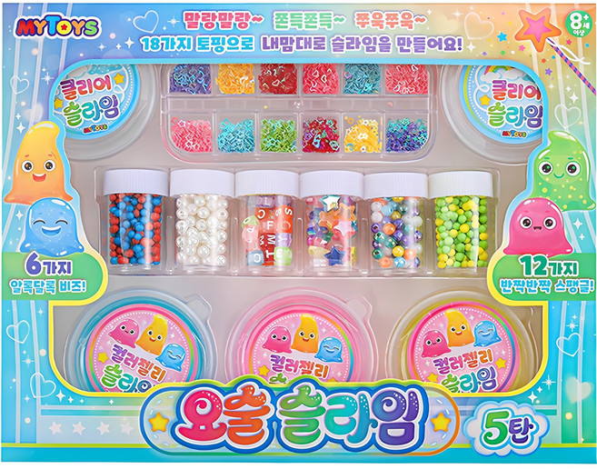 마이토이스 요술슬라임 5탄, 랜덤 발송, 600g, 1개