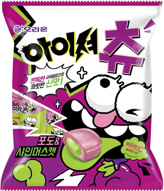 오리온 아이셔츄 포도&샤인머스캣, 193.5g, 1개