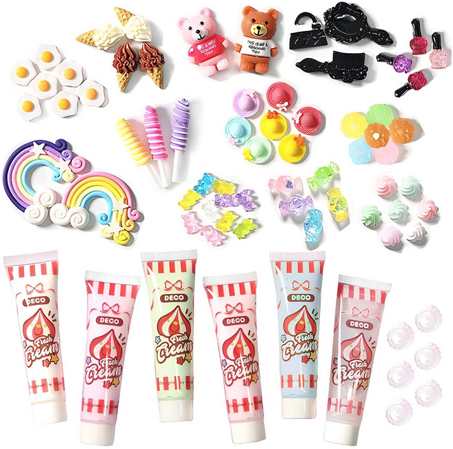 투영디자인 12종 데코덴 꾸미기 DIY 세트, 랜덤 발송, 1세트