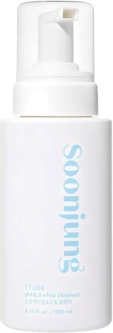 에뛰드하우스 순정 약산성 6.5 휩 클렌저, 250ml, 1개 - 쿠팡