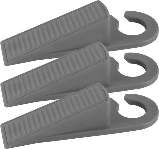 코멧 고리형 도어 스토퍼, 그레이, 3개