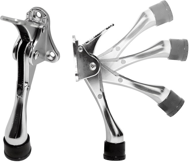 탐사 페달식 도어스토퍼, 실버, 1개