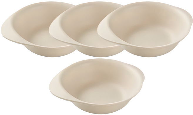 아띠홈 올더플레이트 원형볼, 크림, 4개