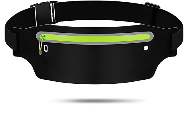 씨로이 초경량 방수 러닝벨트, 블랙형광, 1개