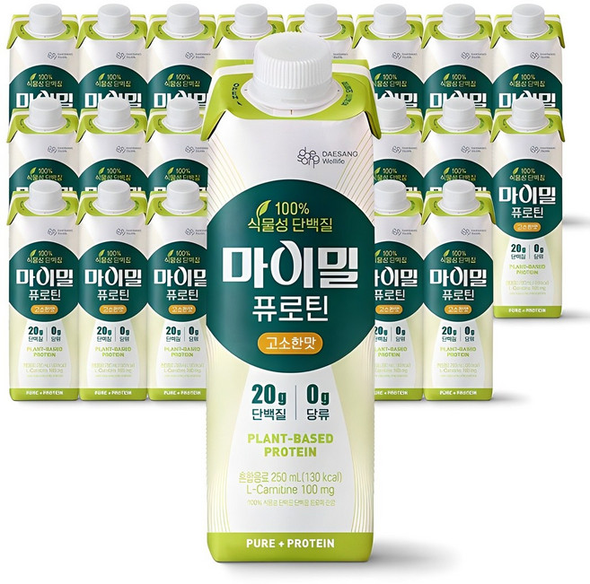 마이밀 정품 퓨로틴 고소한맛, 250ml, 24개