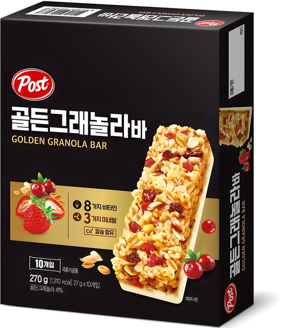 포스트 골든 그래놀라 바, 270g, 1개