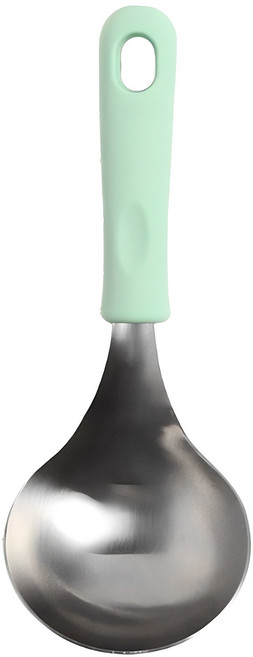 맥스쿡 스텐304 서빙스푼 미니 요리 국자, 민트, 1개
