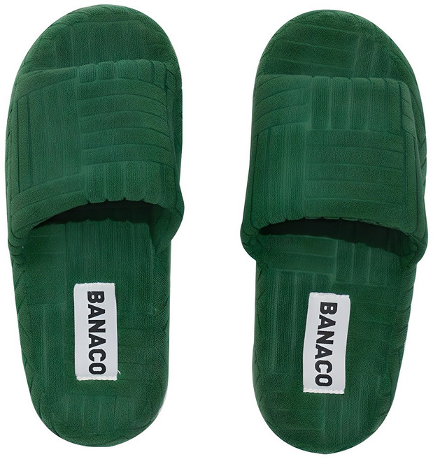 바나코 비비드 테리 룸 슬리퍼, Green, 1개