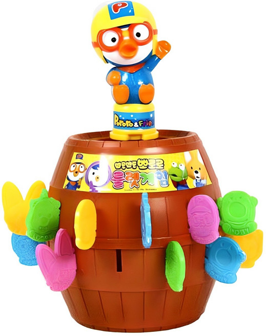 바니랜드 뽀로로 룰렛 게임, 혼합색상, 1개