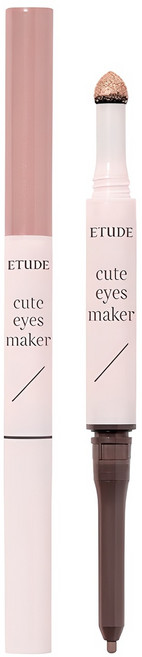 에뛰드 애교살 메이커 라이너 0.1g + 글리터 0.5g 세트, 피치누드, 1개
