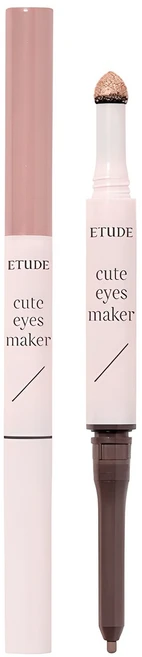 에뛰드 애교살 메이커 라이너 0.1g + 글리터 0.5g 세트, 피치누드, 1개 - 쿠팡