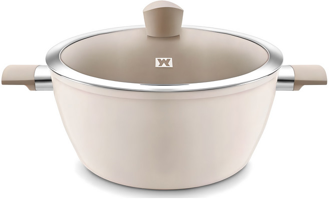 바겐슈타이거 인덕션 에델 세라믹 곰솥냄비, 28cm, 혼합색상, 1개