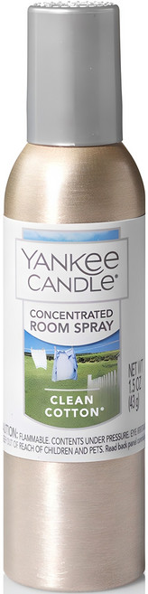 양키캔들 룸 스프레이 방향제, 클린 코튼, 혼합색상