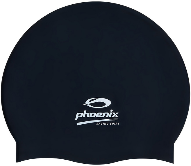 피닉스 실리콘 수영모자 일반형 PSC-01, 블랙, 1개