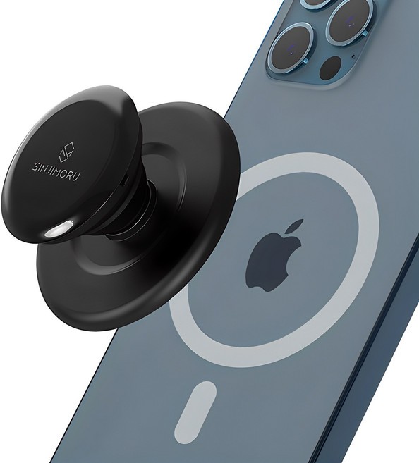 신지모루 M 톡 휴대폰 맥세이프 호환 스마트톡, 블랙, 1개