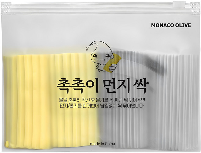 모나코올리브 촉촉이 먼지싹 만능 걸레 4p 본품, 1개