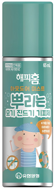해피홈 모기 진드기 기피제 아웃도어 미스트, 65ml, 1개
