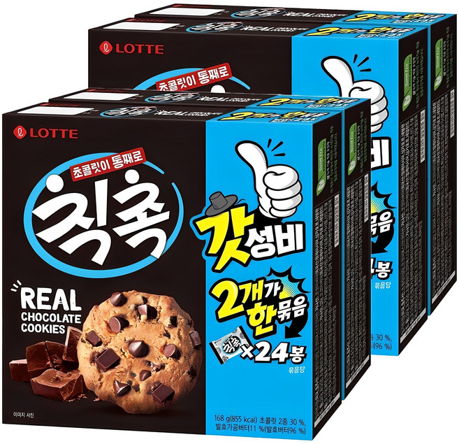 롯데웰푸드 칙촉, 168g, 4개