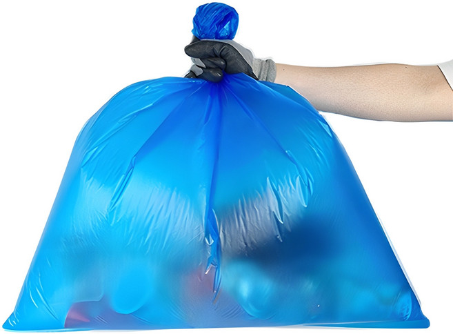 월드크린 분리수거 평판 비닐봉투 파랑, 50L, 1세트
