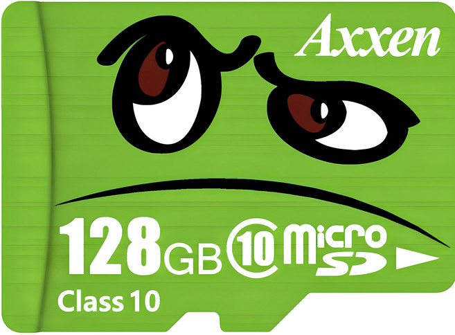 액센 프리미엄 캐릭터 마이크로 SD카드, 128GB, 1개