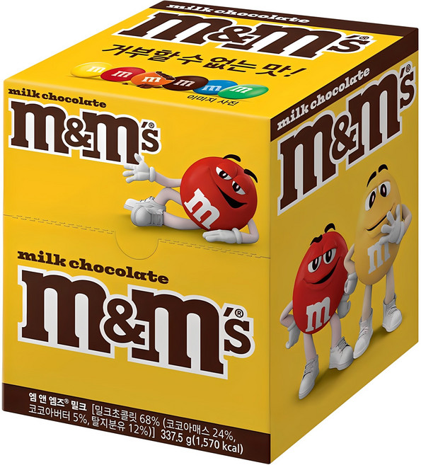엠앤엠즈 밀크 픽앤믹스 초콜릿, 337.5g, 1개