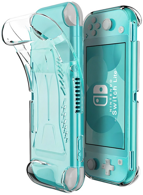 아이디스킨 닌텐도 스위치 라이트 TPU 젤리 케이스, 투명, 1개