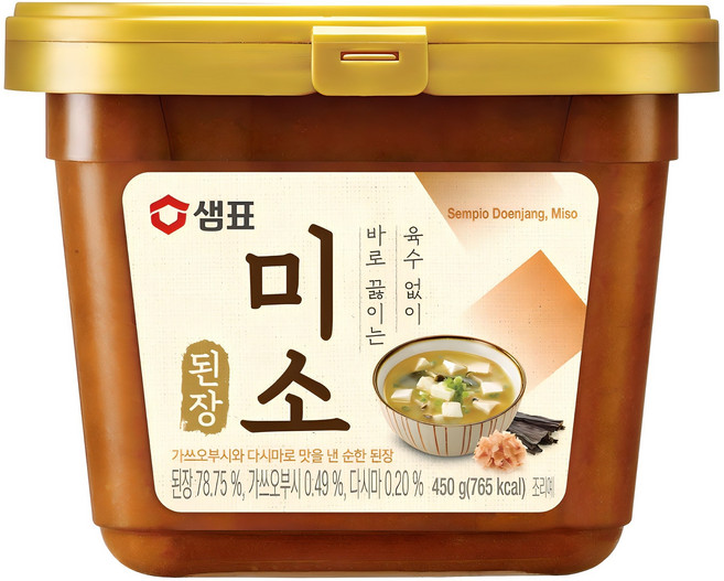 샘표 미소된장, 450g, 1개