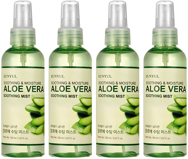 은율 알로에 수딩 미스트, 150ml, 4개