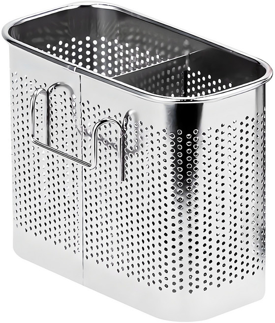 벨로비 스테인레스 걸이형 수저통, 1개